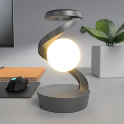 لامپ معلق چرخشی و شارژر وایرلس rotating moon