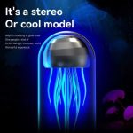 چراغ خواب عروس دریایی اسپیکر دار و ساعت دار Jellyfish - تصویر 2