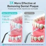 ست مسواک برقی و واترجت SENK 2-in-1 اورجینال مشکی - تصویر 4